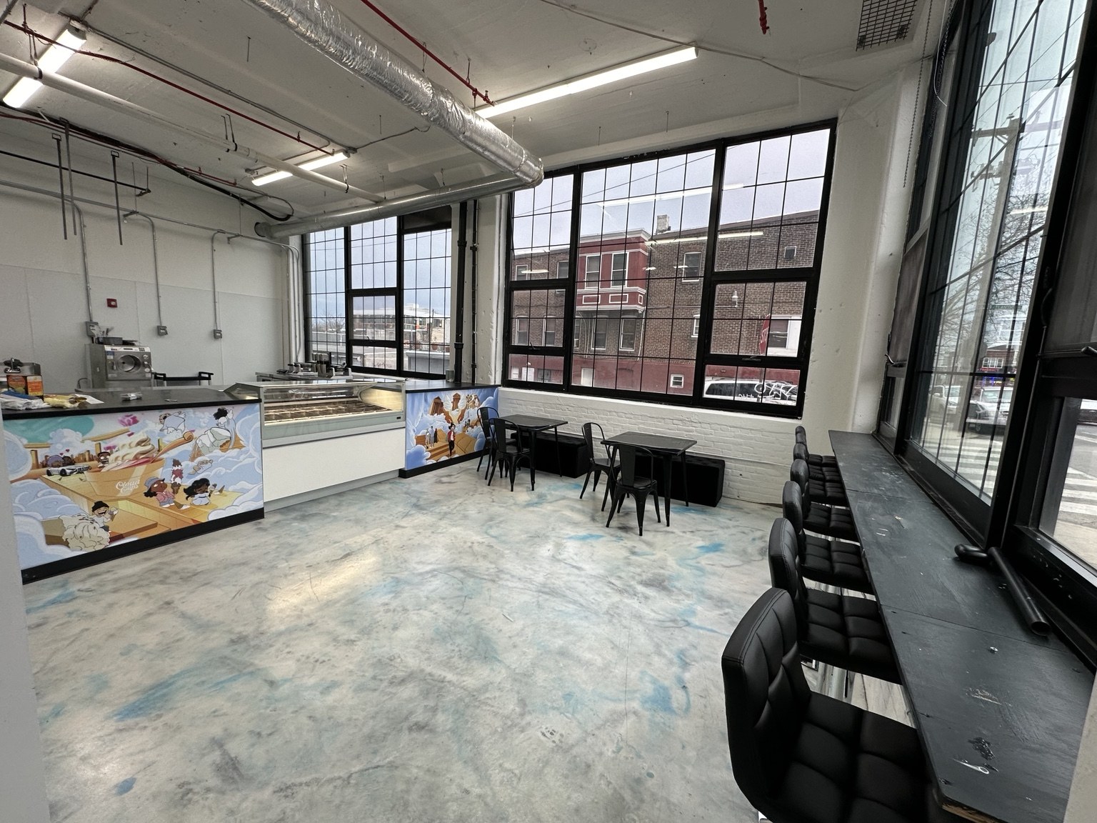 Completed gelato store designed and developed by Lahi Development Group